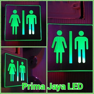 LED Sign RestRoom Cewe Cowo