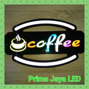 LED Sign Coffe RGB Color