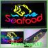 Lampu Sign LED Sea Food Keren