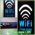 Lampu Sign LED Wifi Free Zone