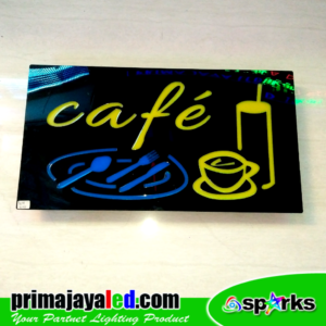 Sign LED Cafe
