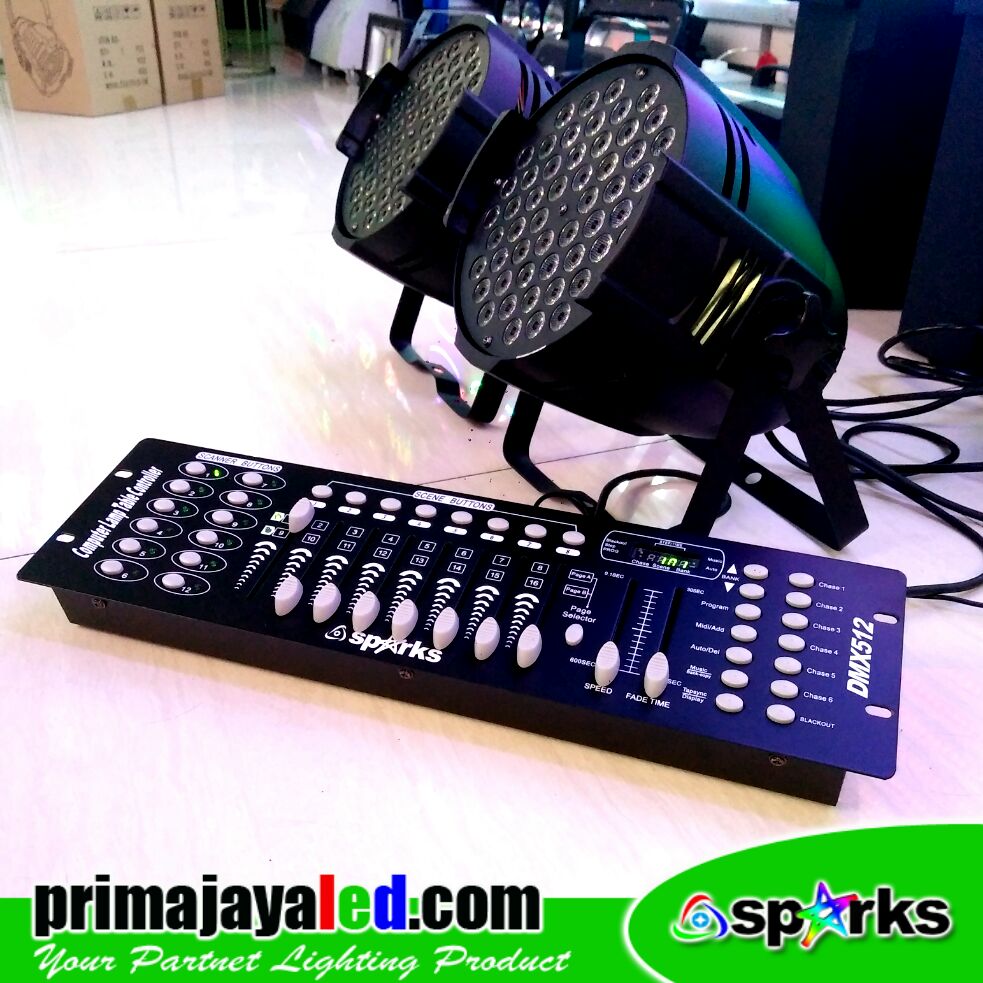 Paket Simple Par Led Mixer Prima Jaya Led