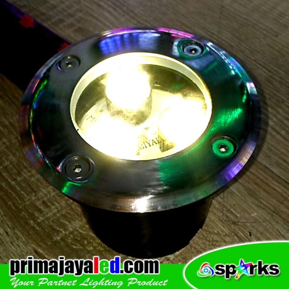 Lampu tanam Lantai LED 3 Watt • Prima Jaya LED