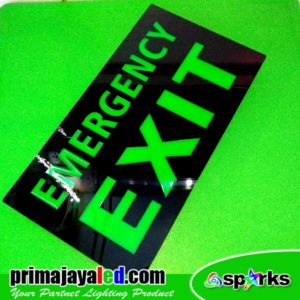 LED Lampu Sign Exit Emergency Hijau
