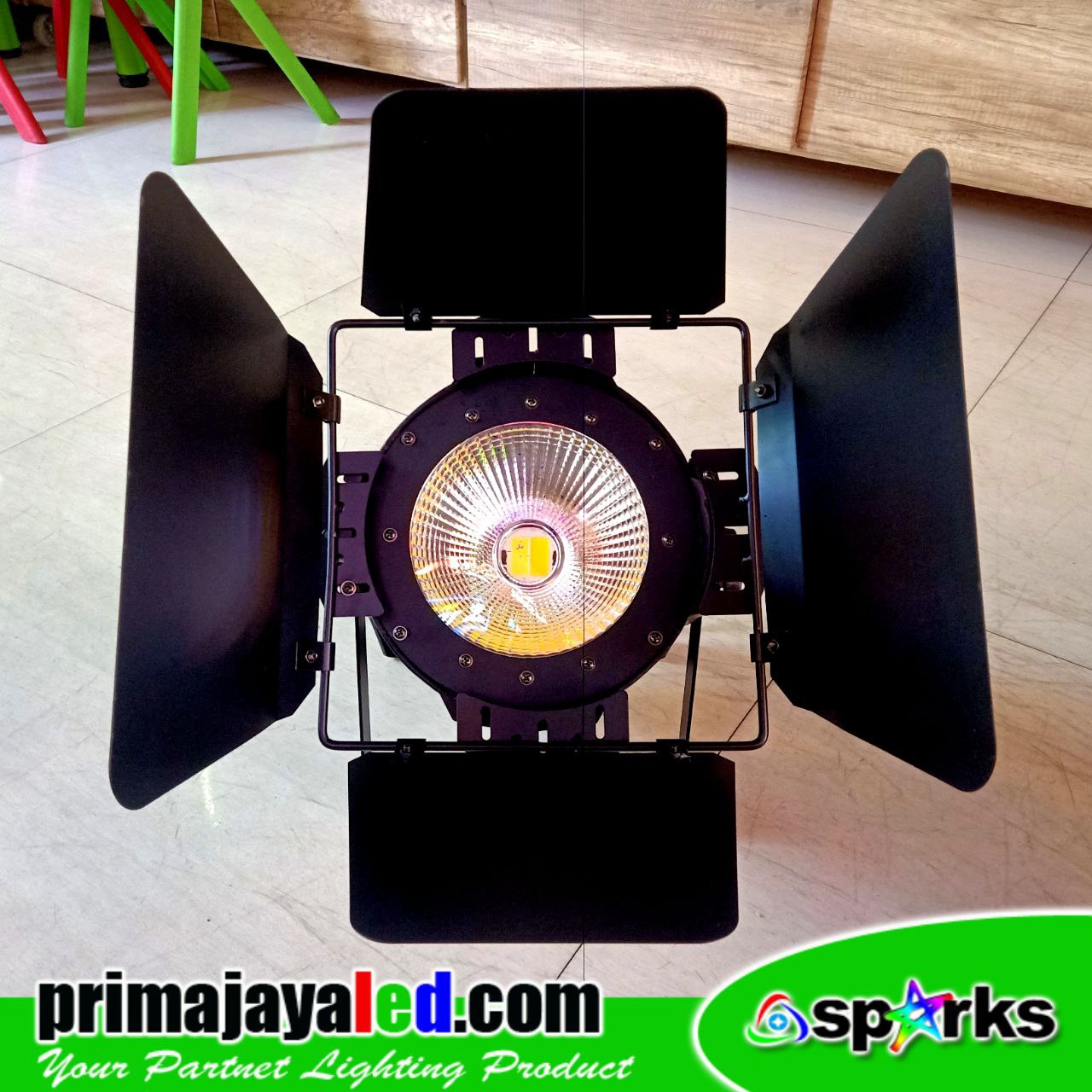 Lampu Par Led Fresnel Cob Watt Prima Jaya Led