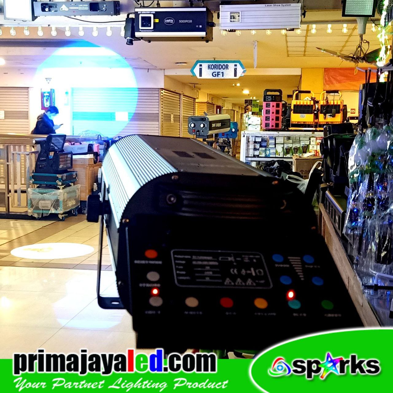 Lampu Panggung Follow Spot Spark Prima Jaya Led