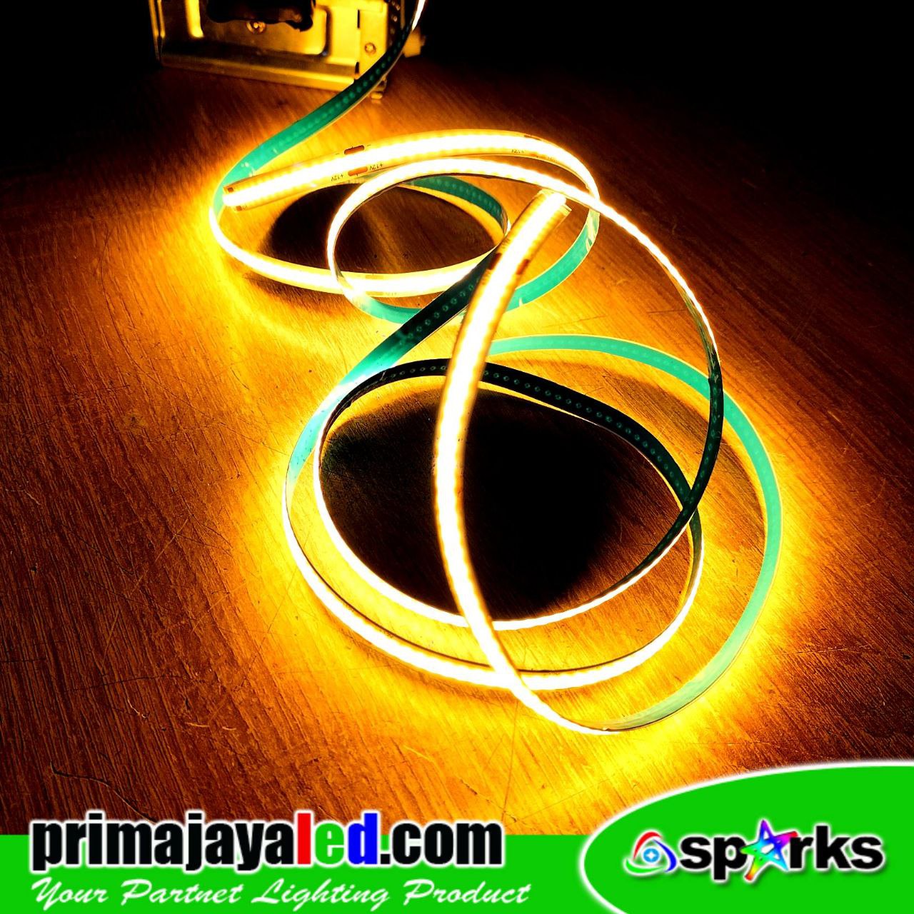 Lampu Led Strip Cob V Yellow Prima Jaya Led