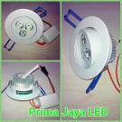 Ceiling LED Body Putih 3 Watt