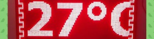 Display Temperature LED Merah