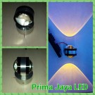 LED Dinding Model Bola 2 Arah Kuning