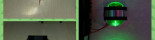 LED Interior Dinding 2 Arah Hijau