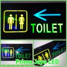 Lampu Sign LED Toilet Panah