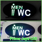 Lampu Sign LED WC Cowo