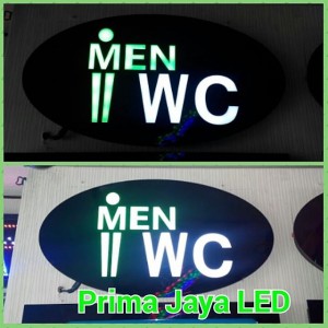 Lampu Sign LED WC Cowo