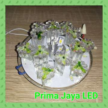 Lampu Downlight Interior Bunga Hijau   Prima Jaya LED
