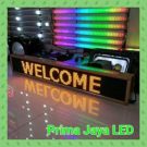 Running Teks LED Kuning 165 x 22 cm