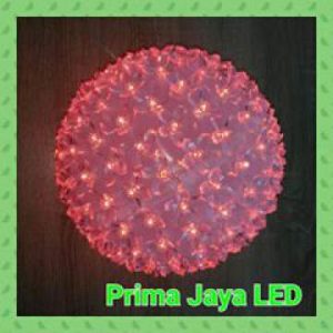 Flower LED Ball Merah 200 Light