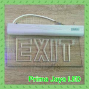 Sign Exit Acrylik LED Hijau