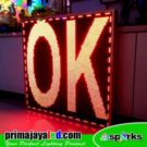 Running Teks Merah 1 Meter