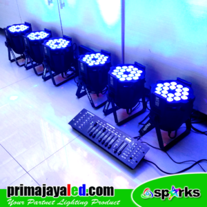 Paket DMX Set 6 Par LED 18 x 10 W