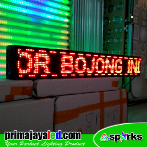 Running Teks 133 x 21 Cm Dua Sisi