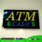 Sign LED ATM Cash