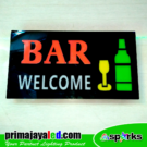Sign LED Bar Welcome