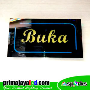 Sign LED Buka