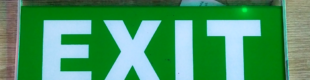 Sign LED Emergency Exit