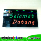 Sign LED Selamat Datang
