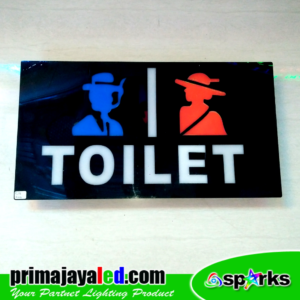 Sign LED Toilet Male Female