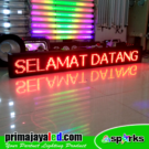 RUNNING TEKS LED 160cm Merah