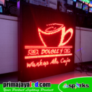 Running Teks LED Merah