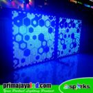 Double LED Display 1 Meter Biru