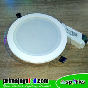 Downlight LED Kaca 18W 3 Warna