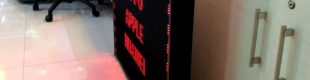 Running LED 101 x 101 cm Merah