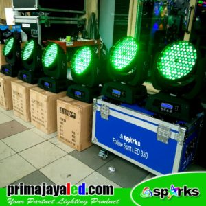 Paket Moving Head LED 108 Zoom