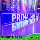 Running Teks LED 425 x 41 cm Biru