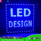 LED Display Running Teks Biru 1 Meter