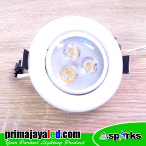 Ceiling LED Body PUtih 3 Watt