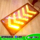 Lampu Panah LED Parkiran Kuning