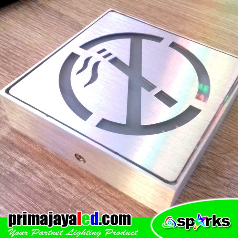 Sign Aluminium 10 cm No Smoking