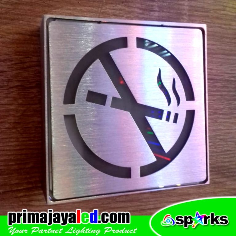 Sign Aluminium 10 cm No Smoking
