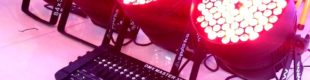Paket Set 4 LED Par 84 DMX 384