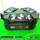 Mini Moving Spider LED 9 Mata
