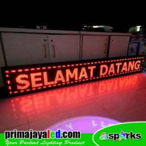 LED Display 297 x 41cm Merah