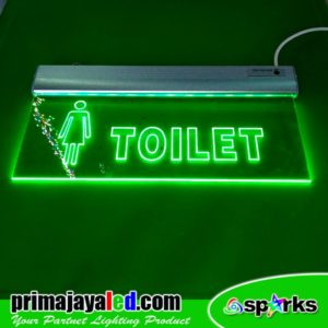 Lampu Sign Women Toilet Emergency