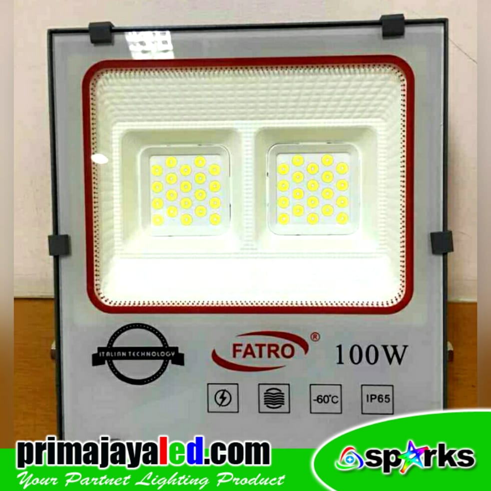 LED Lampu Tembak Fatro 100 Watt • Prima Jaya LED