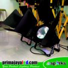 Set Double Fresnel LED 100 Watt COB