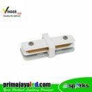 Vinder Connector Rell Track Lurus Putih